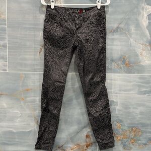 Guess Jeans cheetah print skinny jeans